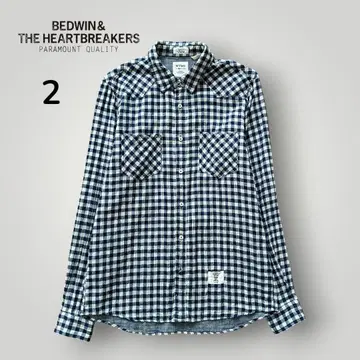 BEDWIN & THE HEARTBREAKERS 긴팔 셔츠 체크 무늬