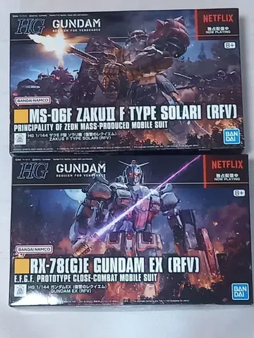 HG 1/144 RX-78E 건담 EX & 자쿠 II 복수의 레퀴엠