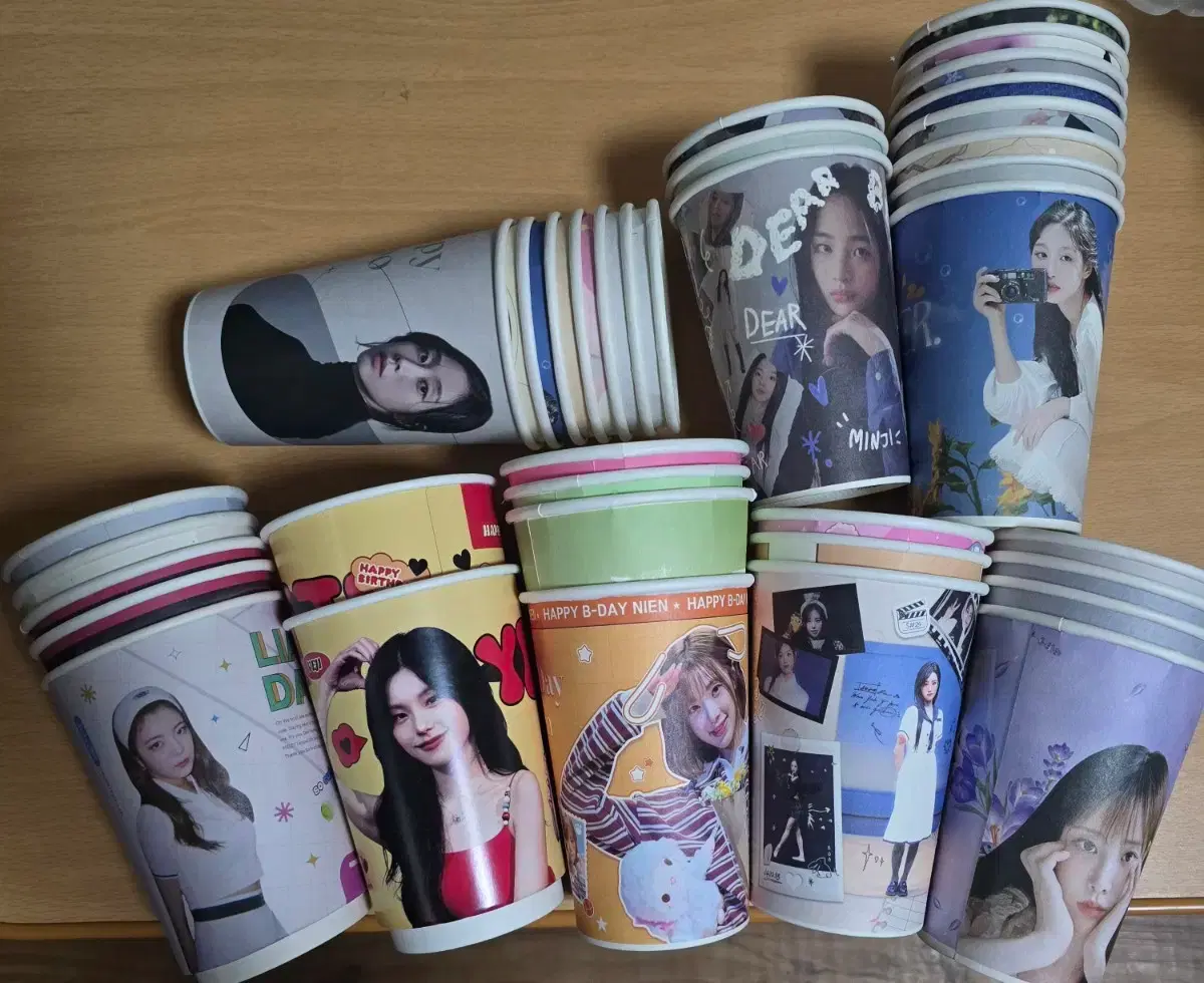 Girl group birthday cafe cup bulk