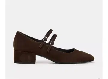 ZARA 스웨이드 힐 발레리나 슈즈