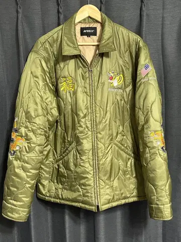 AVIREX 베트남 자켓 수베니어 나일론 자켓 XL