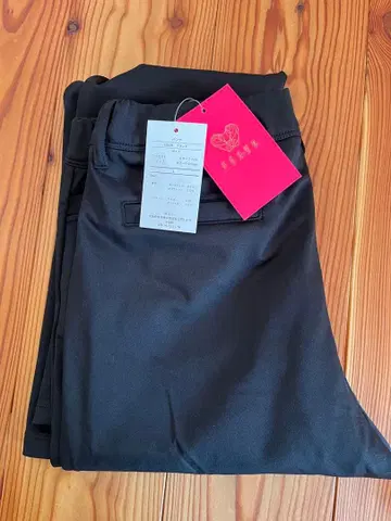 아시야세이타이 따뜻한 골반 블랙 롱 팬츠 L 새상품