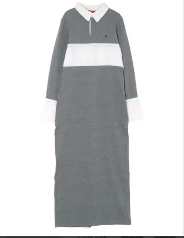 라그나문 POLO 콜라보 라거 셔츠 컷 원피스 그레이