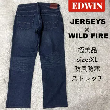 EDWIN JERSEYS WILD FIRE 데님 방풍 방한 스트레치