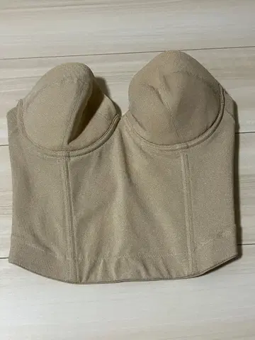 스트랩리스 베이지 브라이덜 이너