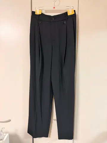 블랙 캐주얼 팬츠