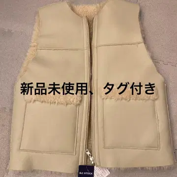 B.C STOCK 무스탕 라이크 리버서블 베스트