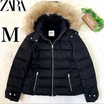 ZARA 고품질 3way 다운 자켓 퍼 후드 보아 M