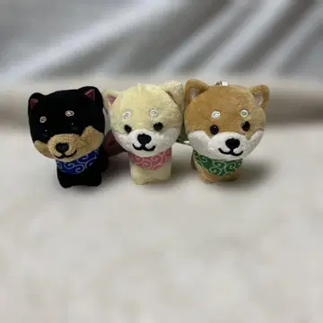 여행하는 마메시바 키링 포함 봉제 인형 3종 세트