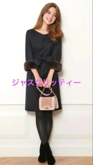 [저스길리티] 리본 원피스 (퍼 없음)