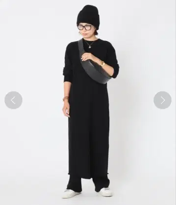 인기 Deuxieme Classe CAPRI 크루넥 원피스 니트