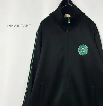 inhabitant 저리 트랙 자켓 블랙 하이넥