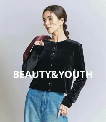 벨로아 컴팩트 가디건 블랙