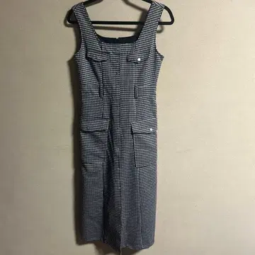 REDYAZEL 슬리브리스 체크 원피스 M 사이즈