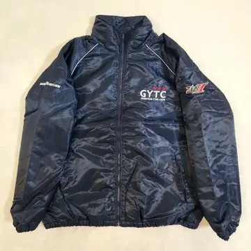 미사용급 굿이어 나일론 자켓 블루종 점퍼 3L