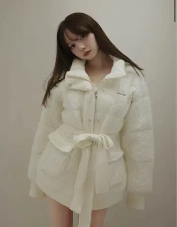 andmary Mary quilting knit shape jacket