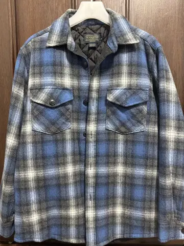 Pendleton 체크 무늬 플란넬 셔츠 S 사이즈