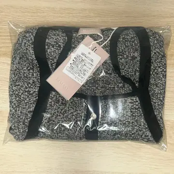 RESEXXY 멜란지 타이트 미니 니트 원피스 블랙