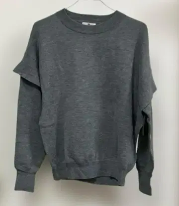 새상품급 야마다야 밀포아 디자인 니트 그레이 9호