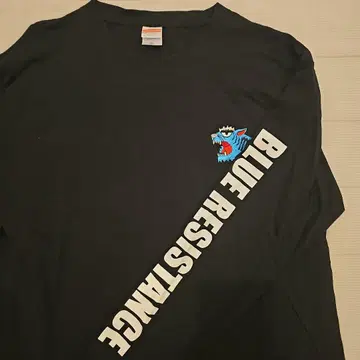 이시노마키 blue resistance 롱 T XL 도호쿠 라이브 대작전