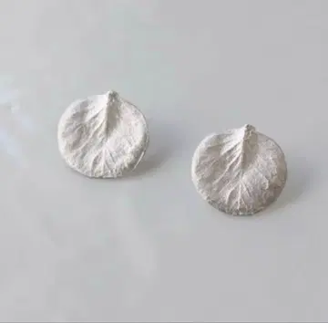 유칼립투스 스터드 귀걸이 실버