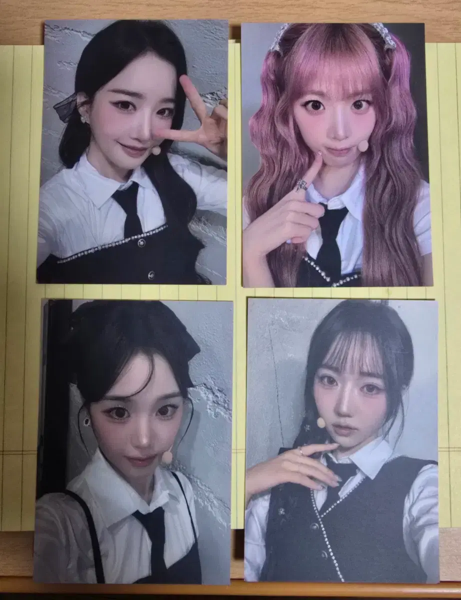 Triples ALP Yyyeun, Nien, Ssion, Jiyen postcard