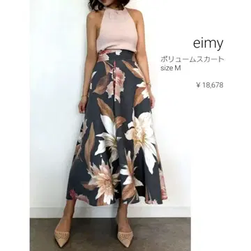 새상품 eimy istoire 에이미 이스트 월 볼륨 스커트 M