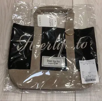 herlipto 미니 토트 블랙