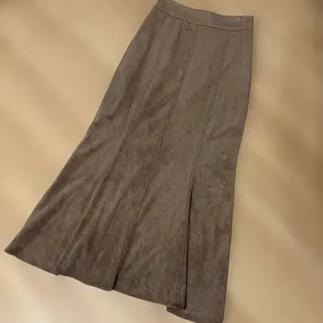 FREE'S MART 브라운 롱 스커트 M