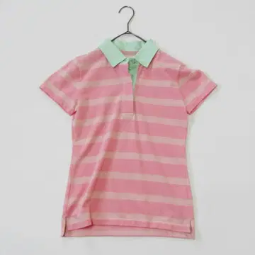 사만다 타바사 언더 25 보더 골프 피케 셔츠 M 사이즈