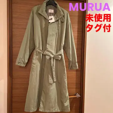 [ 미사용 택 포함 ] MURUA 벨트 포함 충전솜 롱 코트