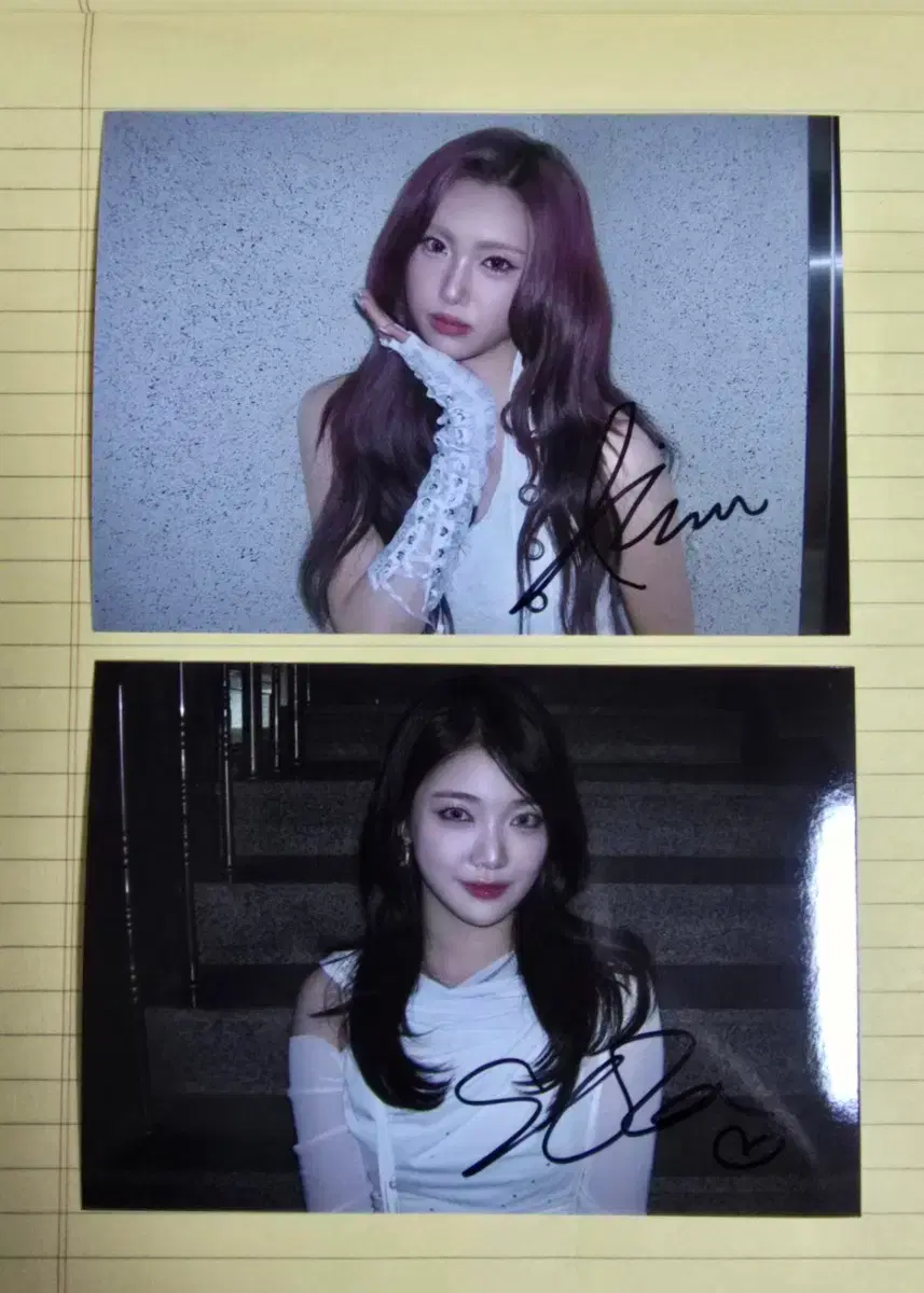 Everglow fanmeeting VIP pre-order benefit signed print