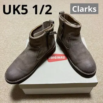 Clarks 스웨이드 지퍼 달린 숏부츠