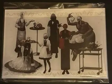 미니 아크릴 아트 웨이터 ver. 문자화 카 페 THECAFE