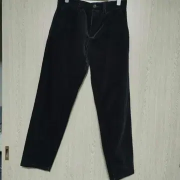 CALVIN KLEIN 블랙 코듀로이 팬츠