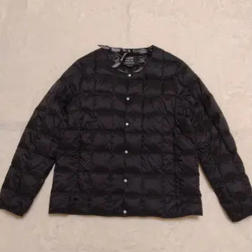 [ 새상품급 ] 빅 사이즈 TAION 이너 노카라 다운 자켓 사이즈 XL