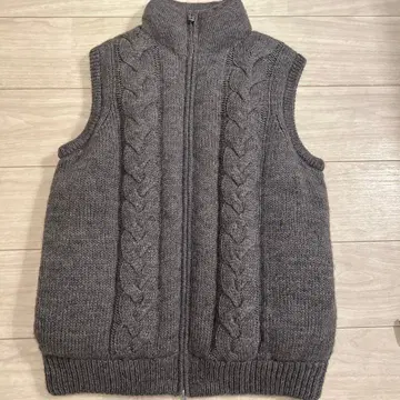 새상품급 띠어리 케이블 짜임 더블 집업 니트 다운 베스트 38