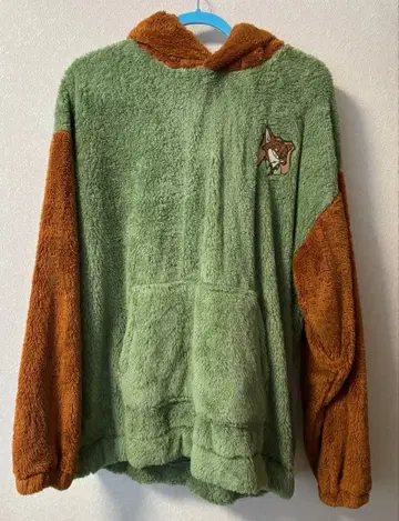 Avail 주토피아 닉 와일드 보들보들 후드티 후드 부착