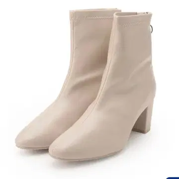 베이지 하이힐 부츠 24.5cm