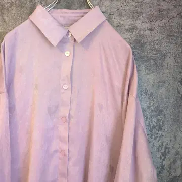 젤라또피케 하트 무늬 루즈핏 블라우스 로고 플레이트 빈티지 구제 의류