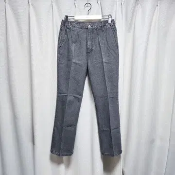 [ niko and - ] 센터 프레스 와이드 스트레이트 데님