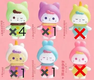 yell 페어리 메모리즈 피규어 가챠 7개 세트