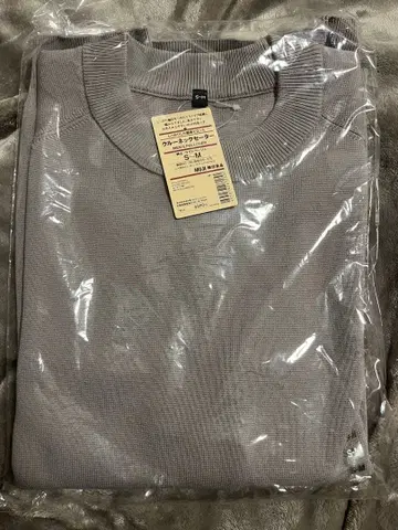 무인양품 밀라노 리브 크루넥 스웨터