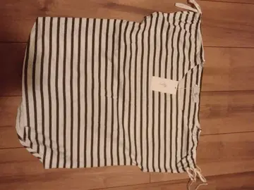 Harriss 슬리브리스 상의 36 화이트/블랙 스트라이프