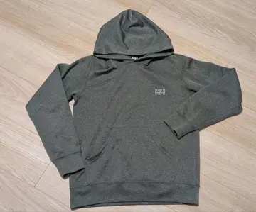 Helly Hansen 그레이 후드 부착 후드티