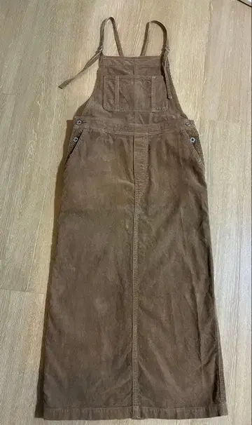 SLOBE IENA 코듀로이 오버롤 스커트