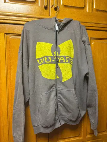 우탱 클랜 그레이 집업 후드티