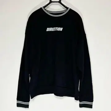 [ neos ] 빅 실루엣 리플렉터 프린트 링거 스웨트 셔츠