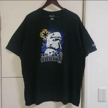 Champion 스타 워즈 T셔츠 캐릭터 구제 빅 실루엣