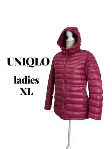 UNIQLO 유니클로 울트라 라이트 다운 허리 마크 핑크 XL